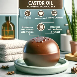 Kitsch Castor Oil Shampoo Bar works