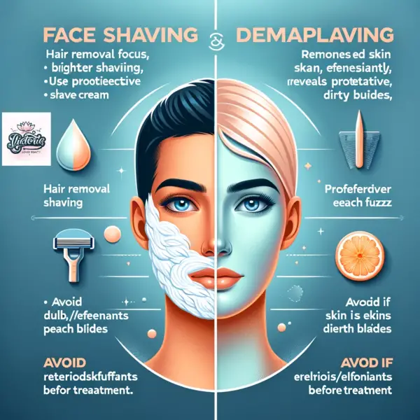 Face Shaving vs. Dermaplaning Diffrence