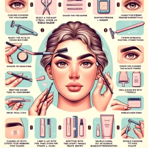 Mastering Eyebrow Razor Technique for Women