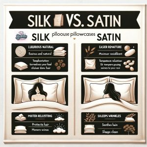 Silk vs Satin Pillowcases-making the choice