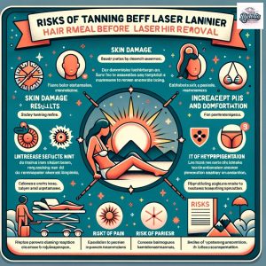 Tanning before laser hair removal various issues